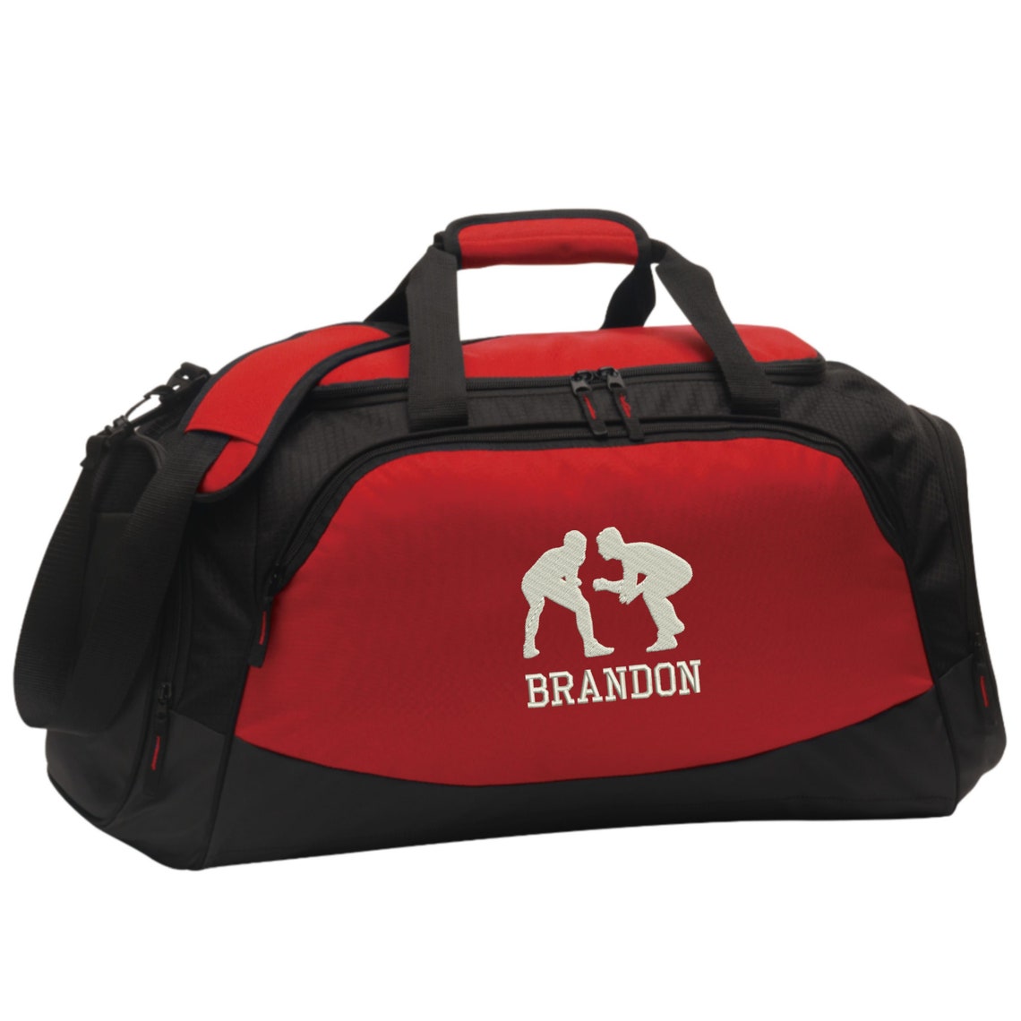Personalized Wrestling Team Duffel Gym Bag Embroidered. Etsy