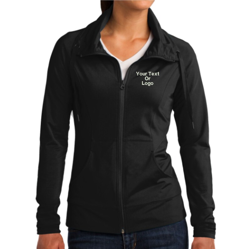 Personalized Business Logo Full Zip Jacket Embroidered. Etsy
