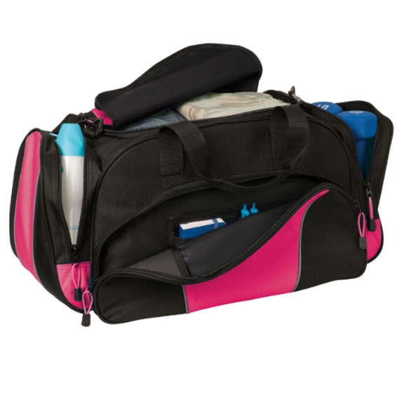 SM-BG91 Hockey Player Gift Custom Hockey Player Team Large Duffel Gym Bag Personalized Hockey Player Duffel Gym Bag Embroidered