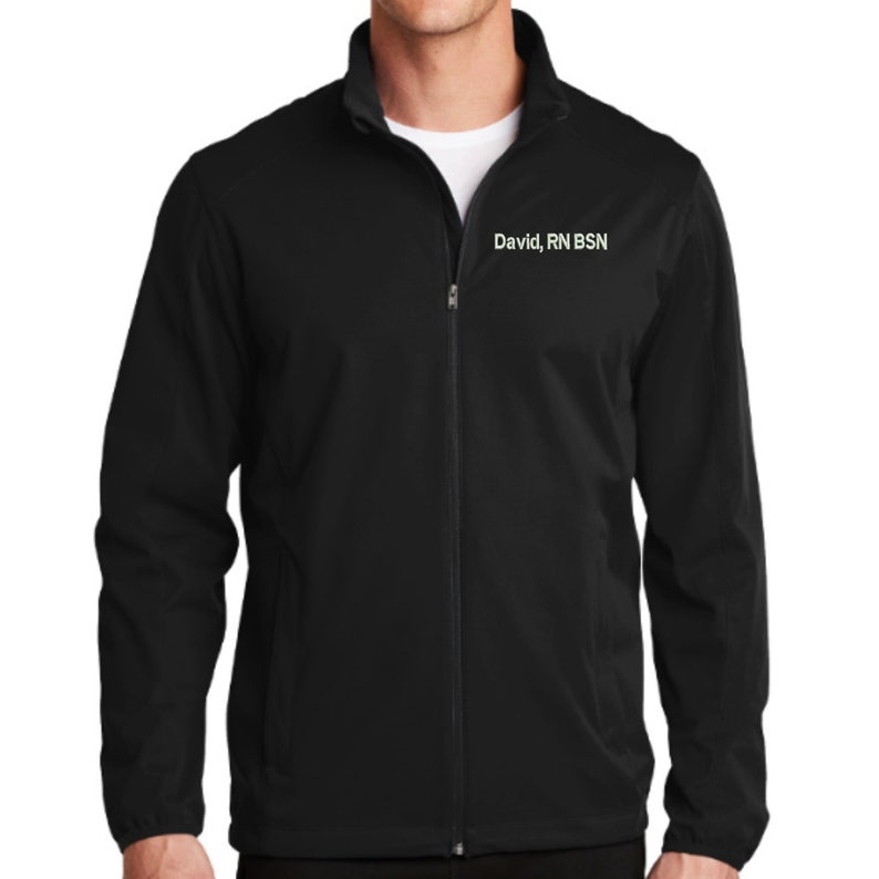 Men's Personalized Rn Bsn Nurse Full Zip Jacket With Etsy