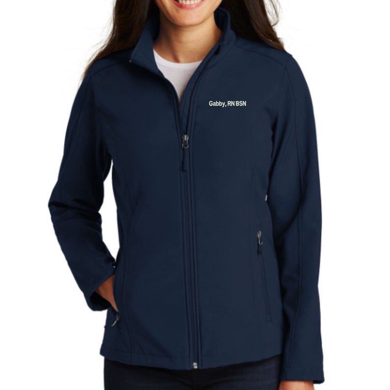 Personalized RN Nurse Full Zip Jacket Embroidered. Etsy