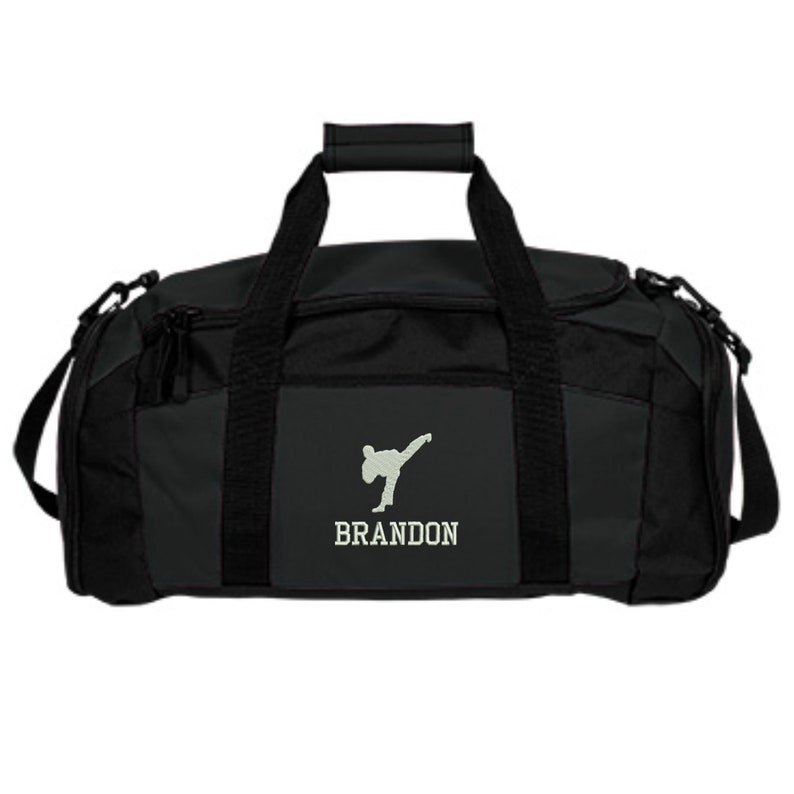 Personalized Karate Taekwondo Duffle Bag Embroidered. Custom Etsy
