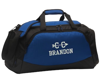 Personalized Cross Country Duffel Gym Bag - Embroidered. Cross Country Team Gym Workout Bag. Cross Country Bags. CC Team Gifts. BG802