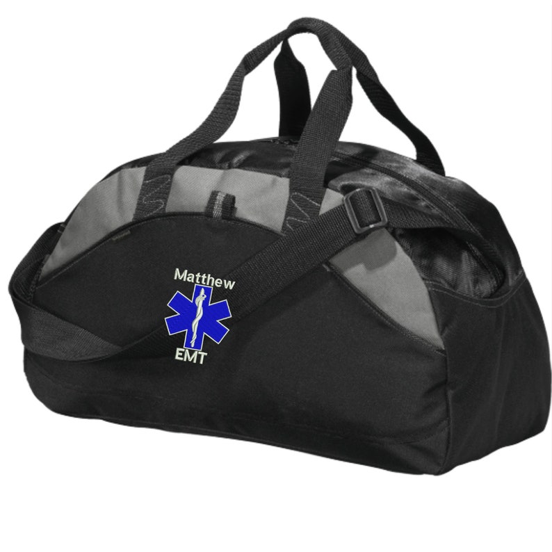 Personalized Emt Ems Paramedic Duffel Gym Bag Embroidered. Etsy
