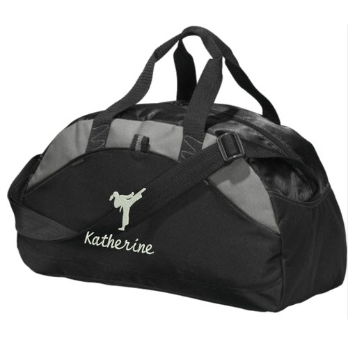 Personalized Girl Karate Taekwondo Duffel Gym Bag Etsy