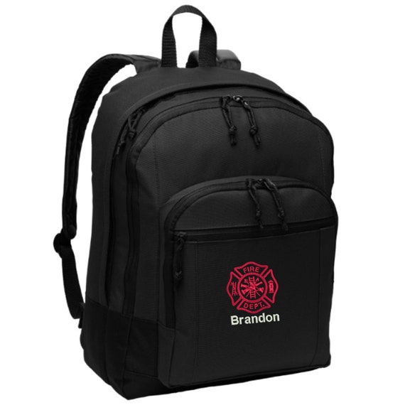 Personalized Firefighter Backpack 