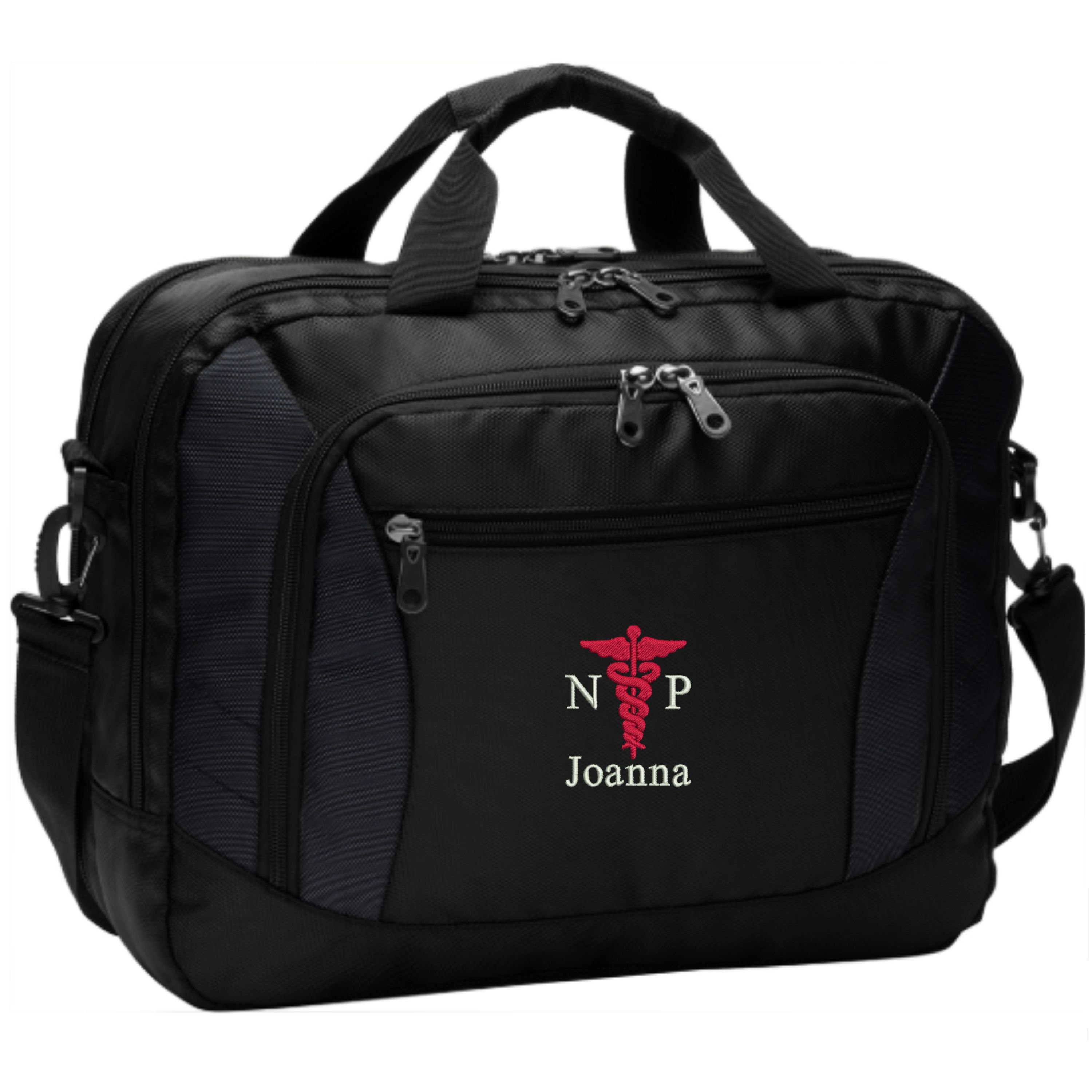 Personalized Nurse Practitioner Laptop Bag Embroidered. Etsy