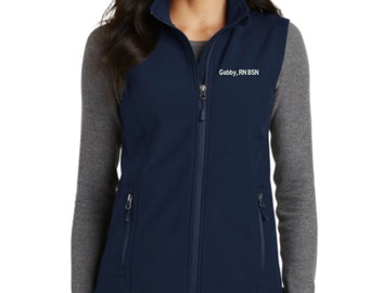 port authority soft shell vest