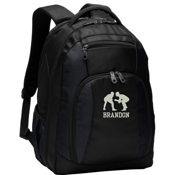 Personalized Wrestling Team Backpack Embroidered. Custom Wrestler