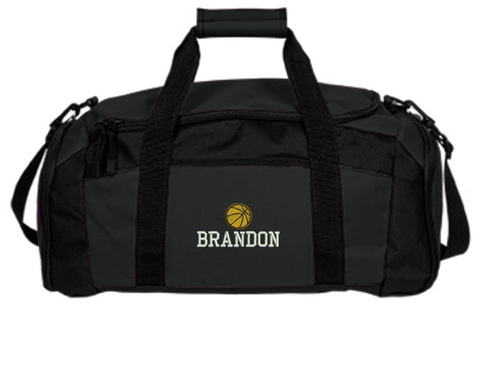 Personalized Basketball Duffle Bag Embroidered. Customized Etsy