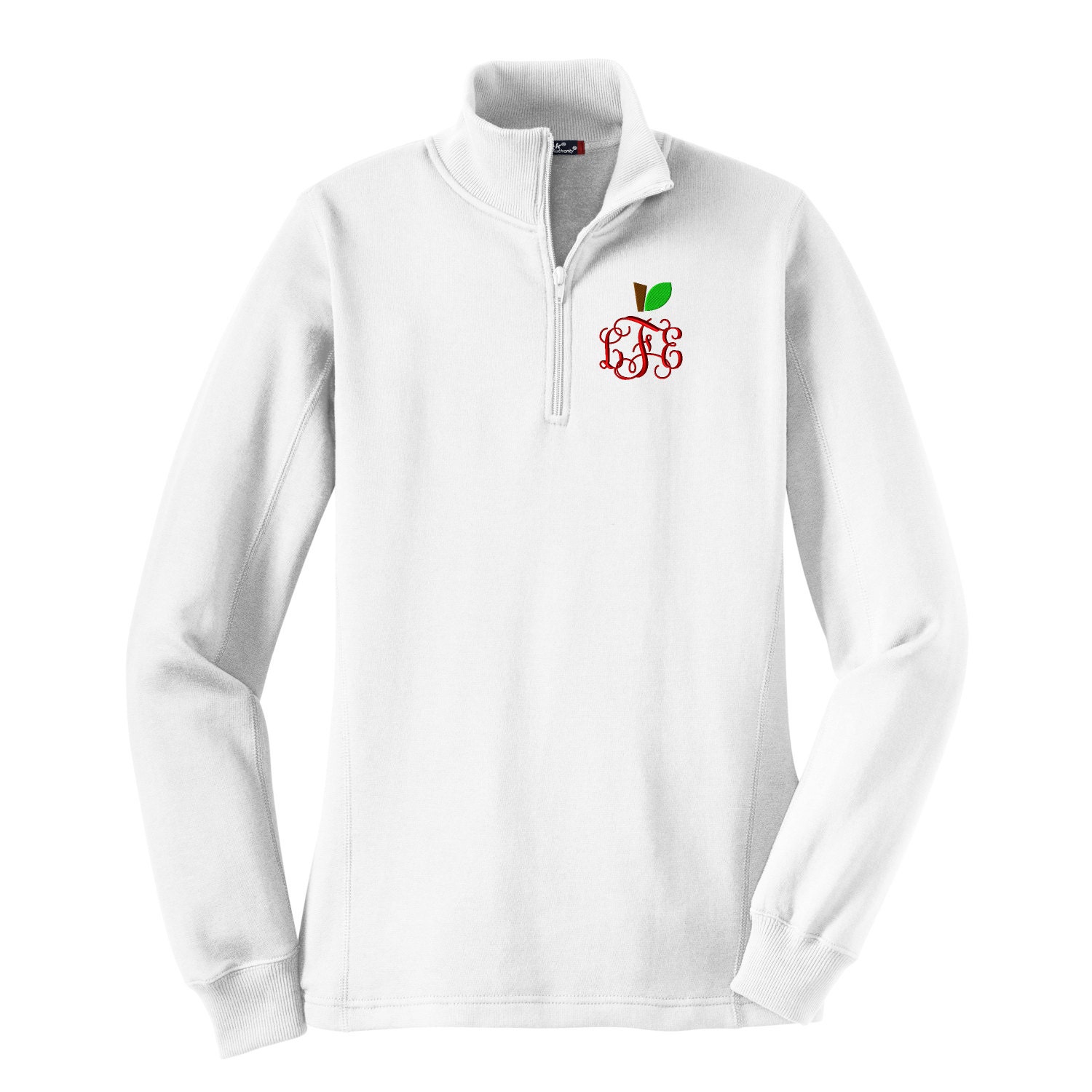 Teacher Monogrammed Quarter Zip 
