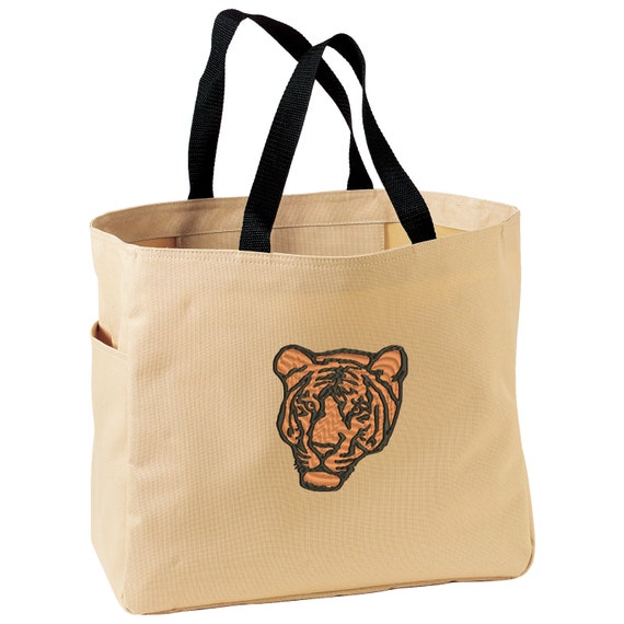 Bengal Tiger Tote Bag. Embroidered Tiger Tote. Cute Tiger Tote Etsy