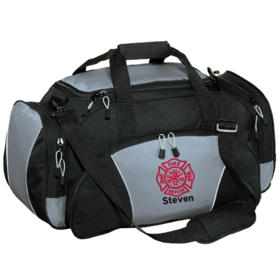 Personalized Fire Rescue Duffle Bag Embroidered. Custom Etsy