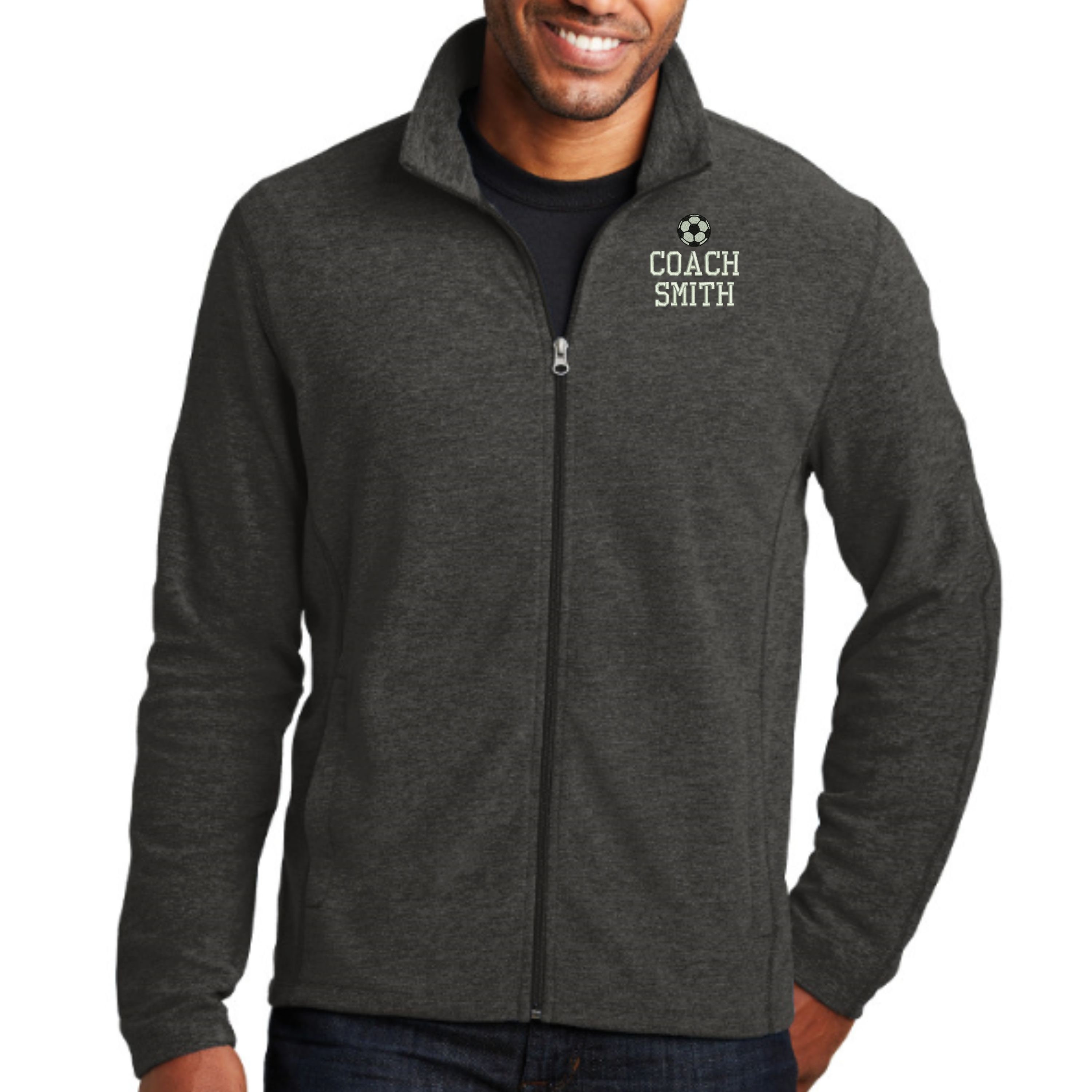 Personalized Soccer Coach Full Zip 