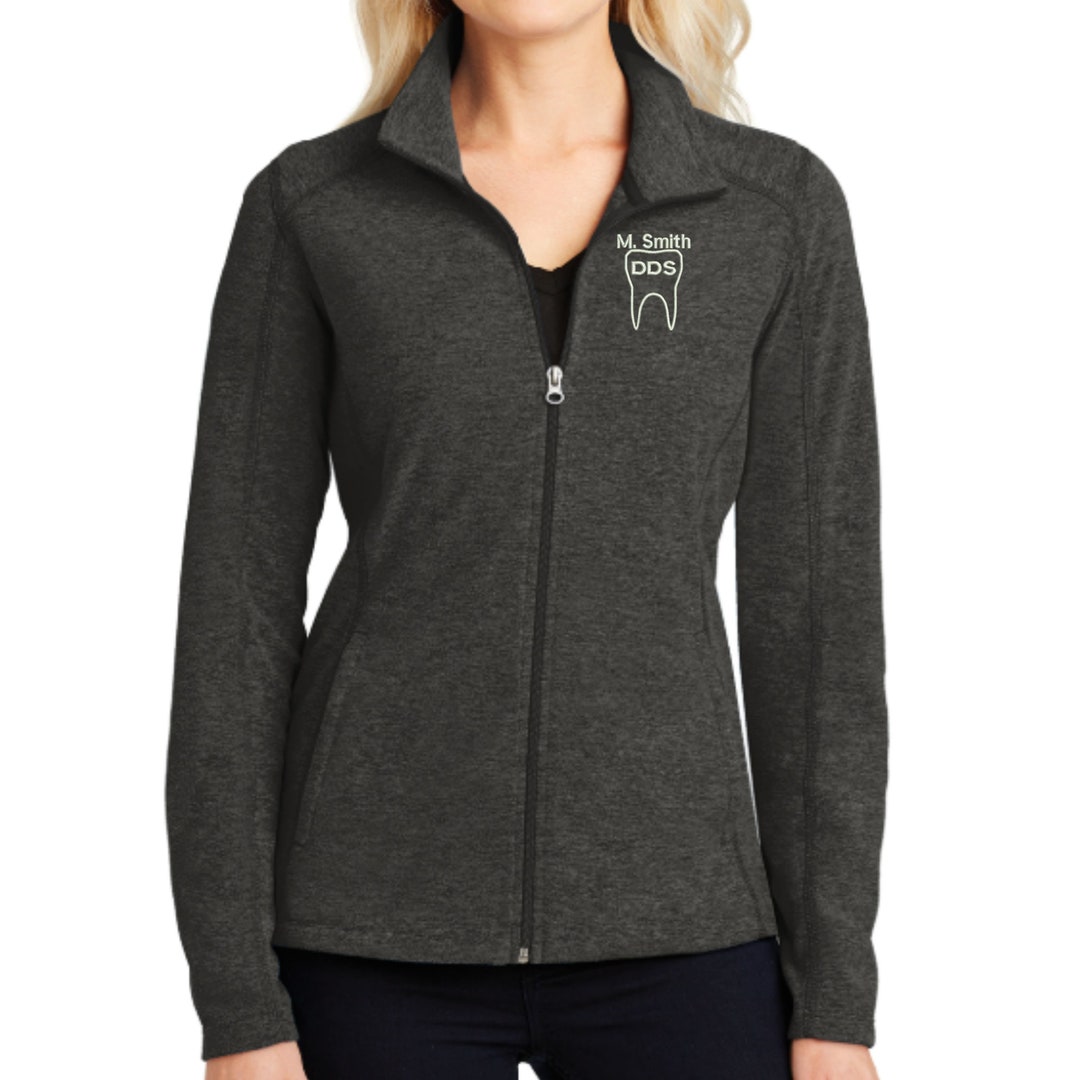 Personalized Dentist Full Zip Jacket With Pockets Etsy