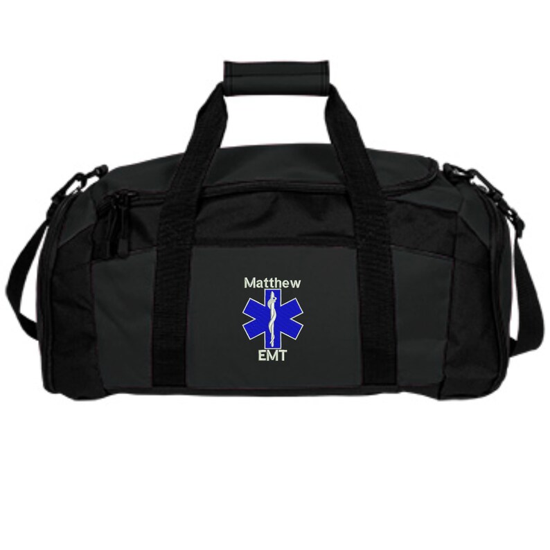 Personalized Emt Ems Paramedic Duffel Gym Bag Embroidered. Etsy