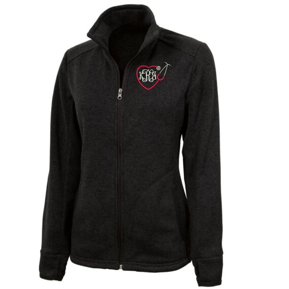 Why Not Stop N Shop Personalized Firefighter Full Zip Jacket with Pockets Embroidered