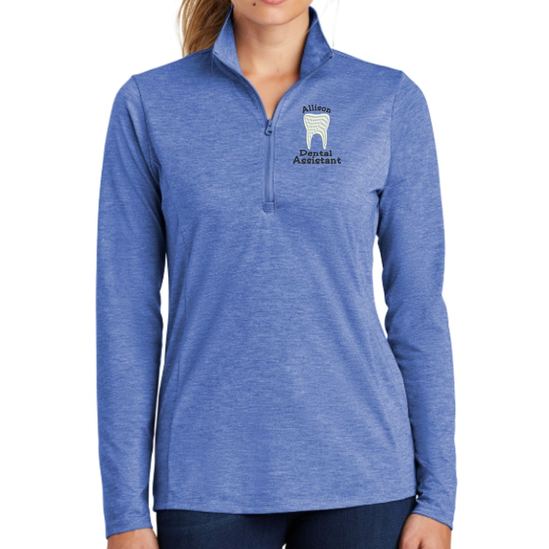 Personalized Dental Assistant Quarter Zip Pullover Etsy