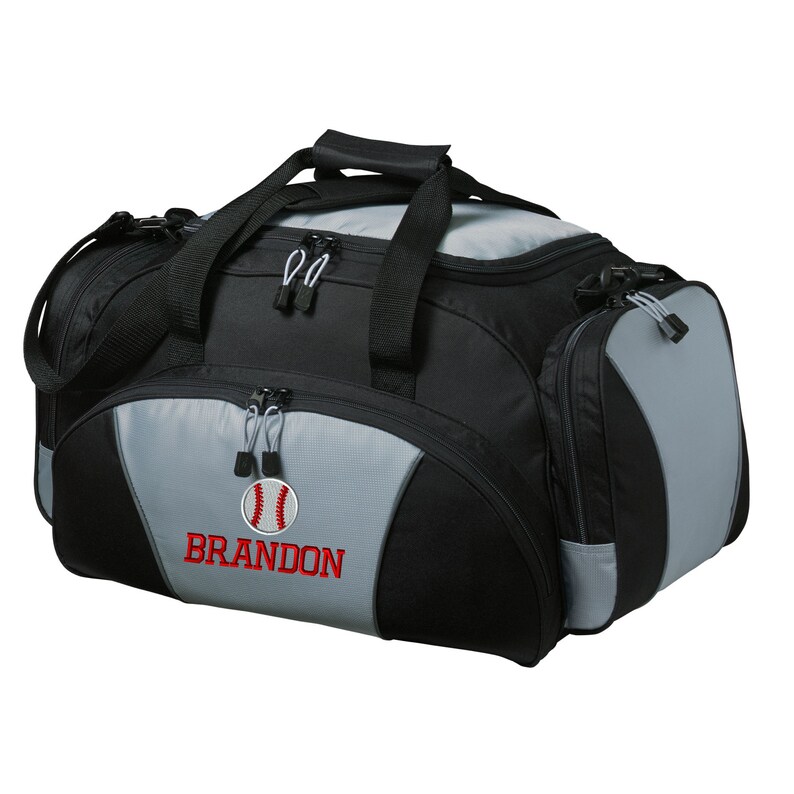 Jugador de béisbol personalizado Duffel Bolsa de gimnasio Etsy