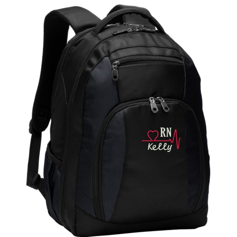 Personalized Rn Bsn Nurse Backpack Embroidered. Custom RN Etsy