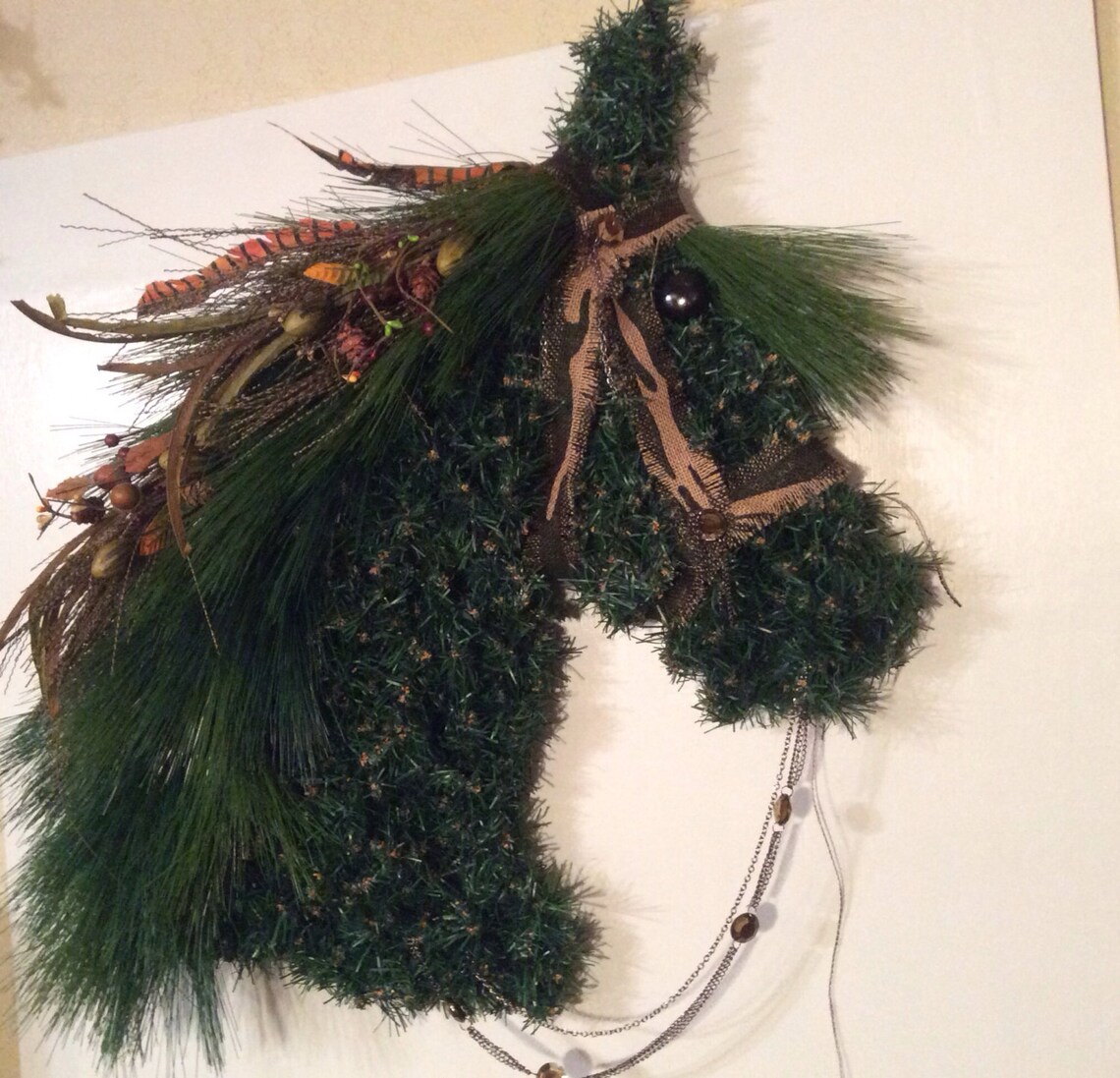 Horse Wreath Horse Head Wreath Horse - Etsy