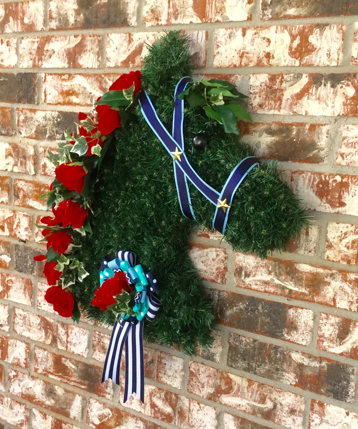Kentucky Derby Wreaths Kentucky Derby Party Decorations Etsy