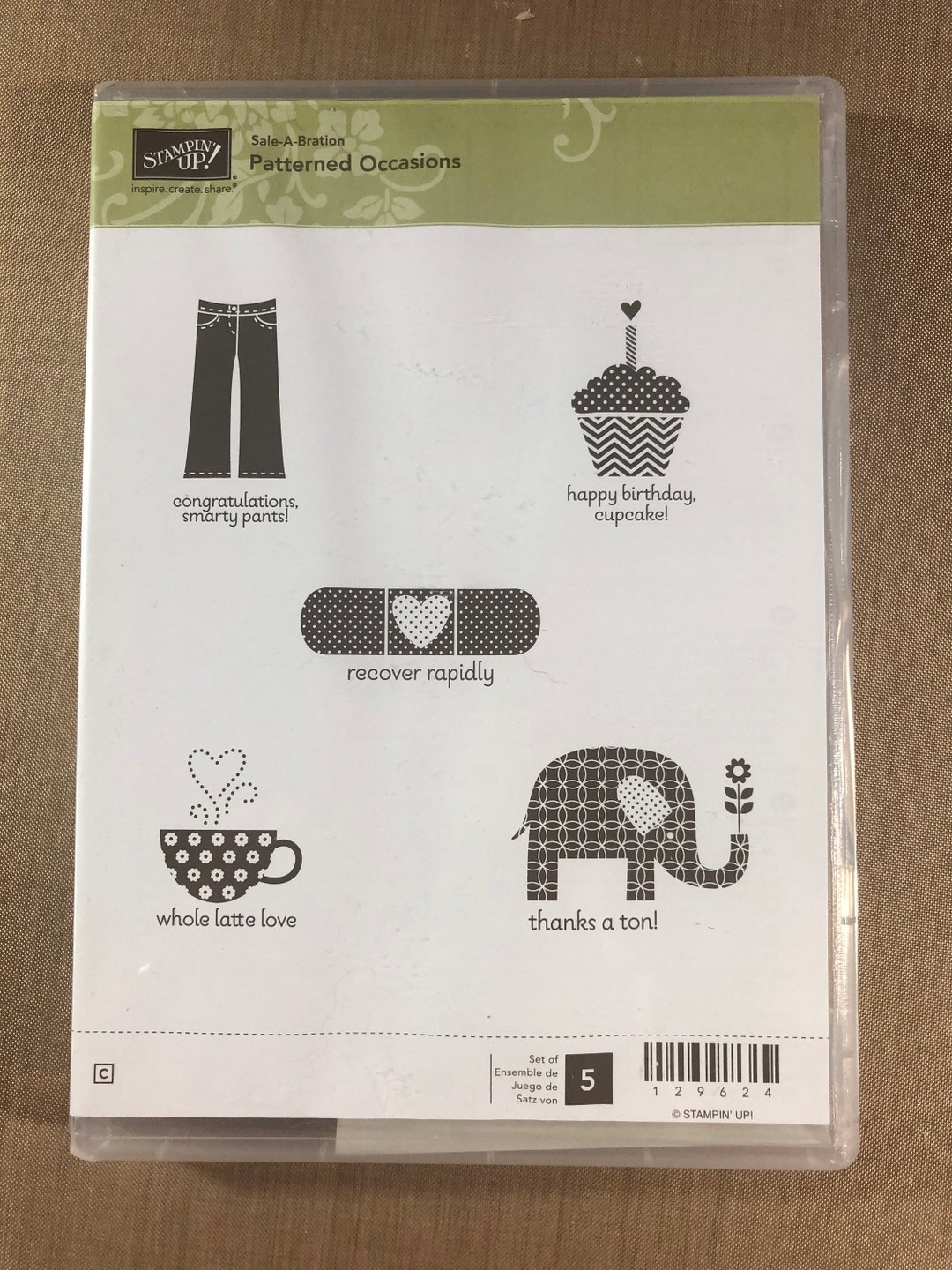 Patterned Occasions by Stampin Up Etsy