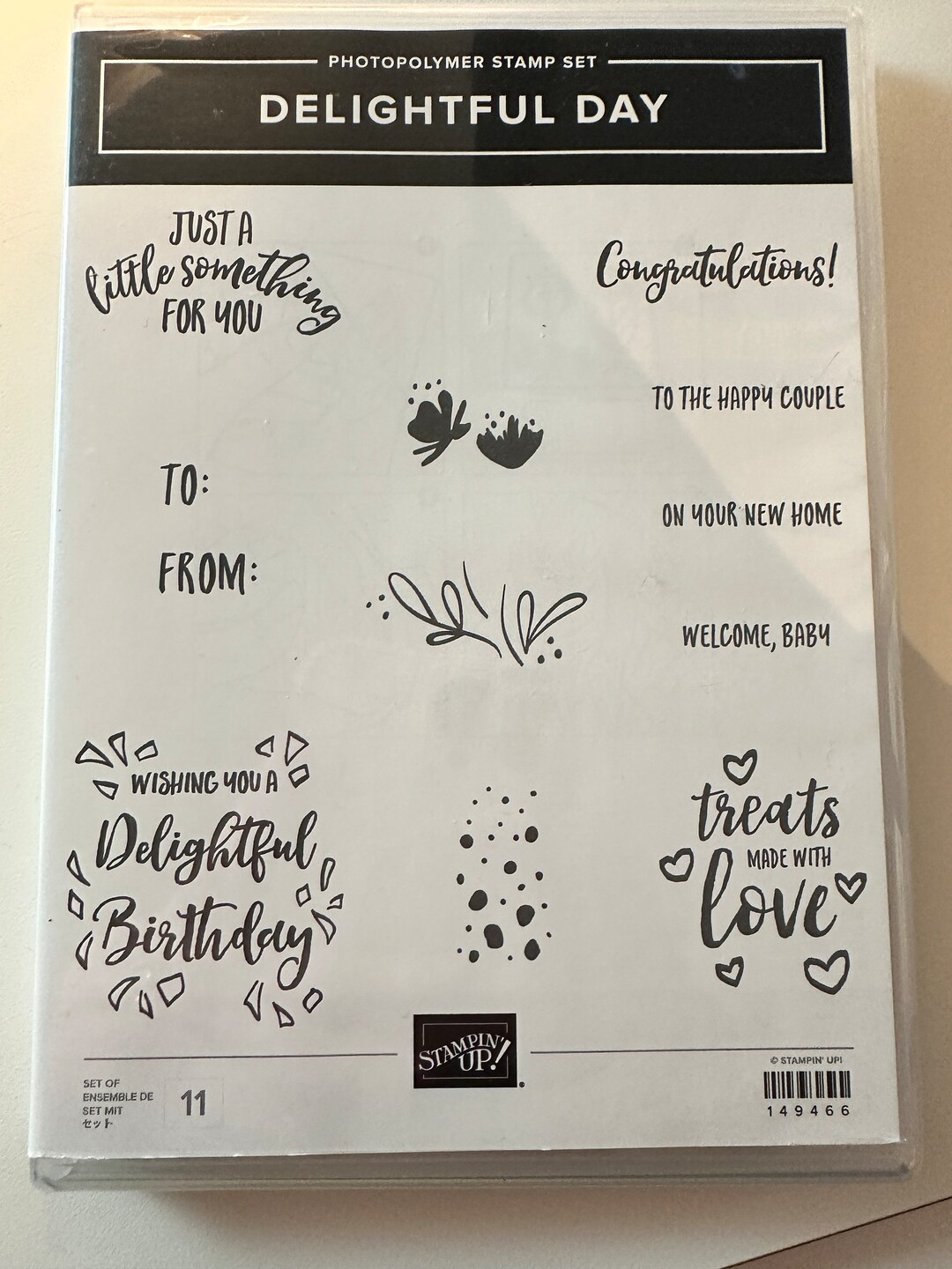 Stampin up delightful Day Stamp Set - Etsy
