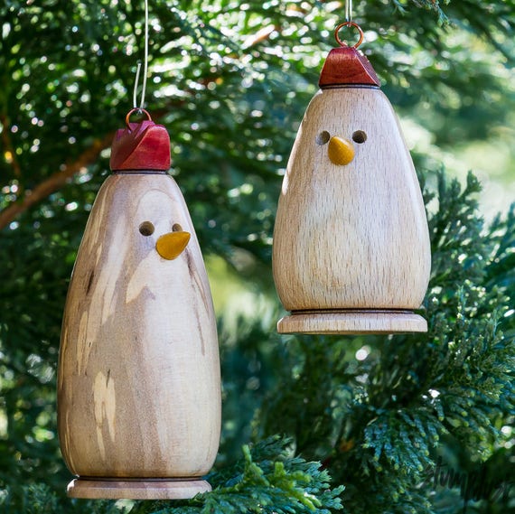 Hand-turned Wooden Chicken Holiday Ornaments Etsy Hand-turned Wooden Chicken Holiday Ornaments - Hand-turned Wooden Chicken Holiday Ornaments Etsy