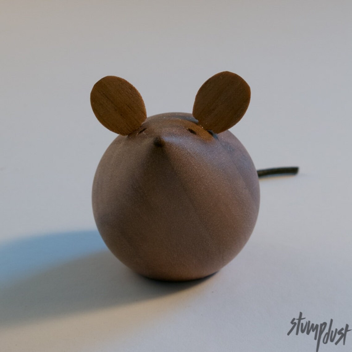 Handturned Wooden Mouse Etsy