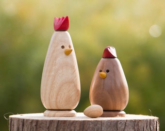 Hand-turned Wooden Chicken