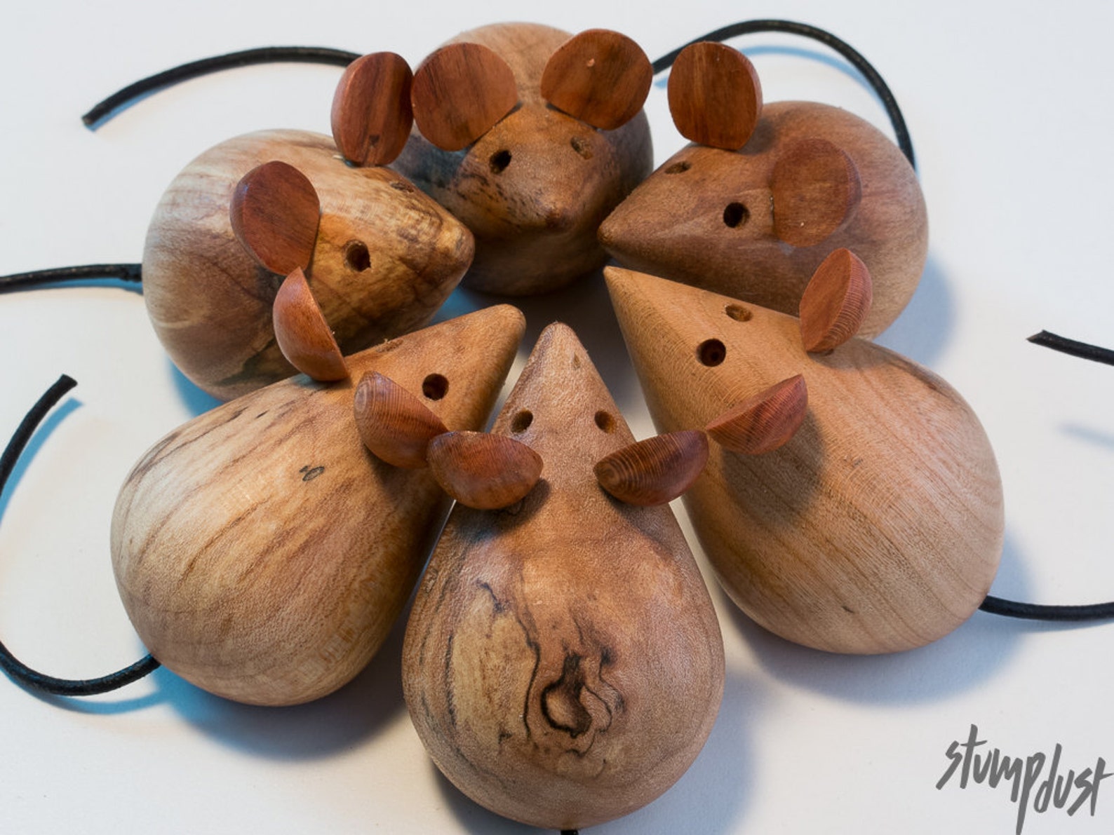 Handturned Wooden Mouse Etsy