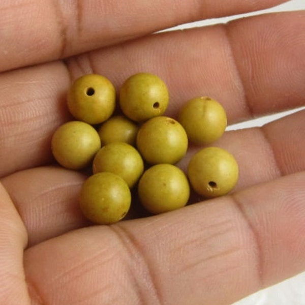 Mountain Jade, (dyed carmel), Jade, MountainJade Stone, Gold, 15pcs