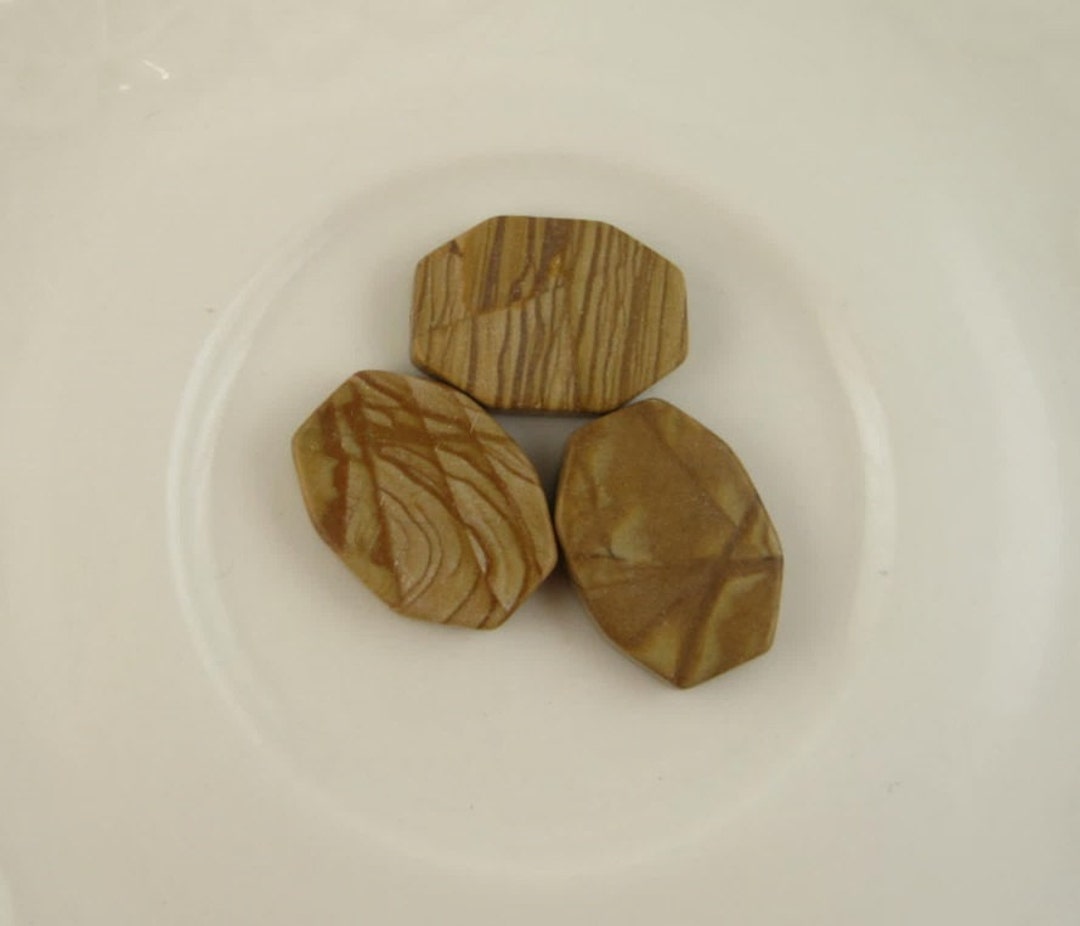 Chinese Picture Jasper Gemstone, Jasper Beads, Brown Jasper Beads