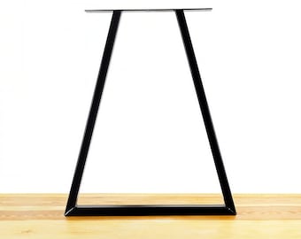 Pied de table trapèze en acier - Le Galant - Vendu à l'unité - 4 finitions disponibles