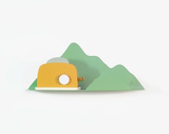 Etagère murale pour enfant - L'Adorable Montagne - Acier