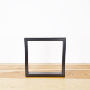 L'INTRÉPIDE Foot for bench and table in steel Black