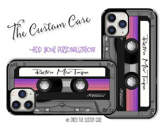 Mix Tape Phone Case for iPhone 15 14 Pro Max, iPhone 11 12 13 Pro Max case iPhone XR, XS Max 7 8 Plus, Samsung S21, S22, Z FLIP 5