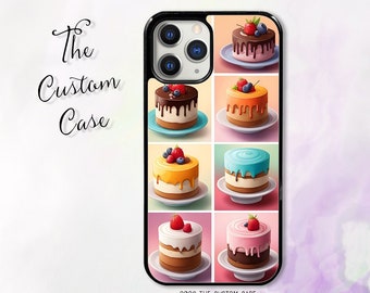 Little Cakes Phone Case, Pop Art, Food Case, Iphone 15 14 13 12 11 pro max, S23, Custom Case, Foodie Case