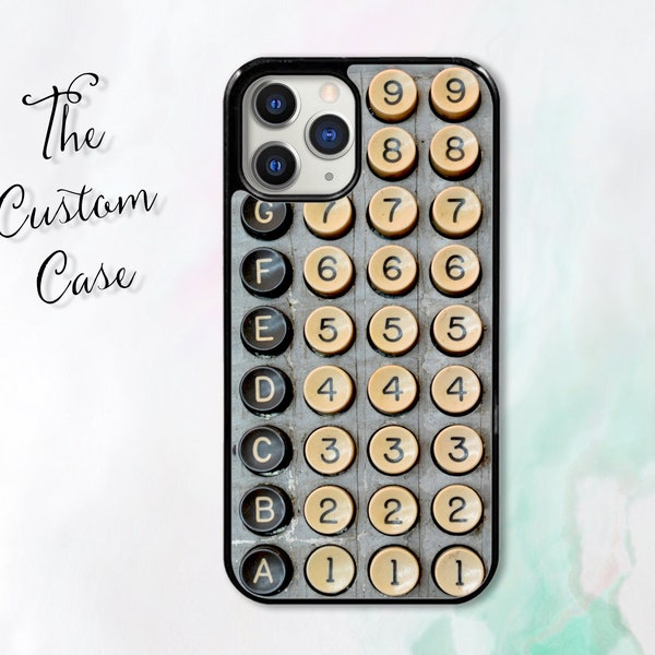 Antique Calculator, Vintage Counting Machine, Steampunk Phone Case, Retro Calculator Phone Case, Geekery Phone Case