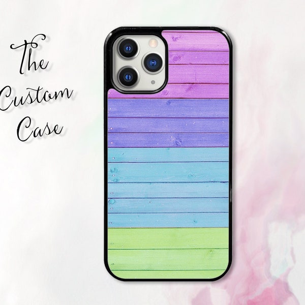 Pastel Wood Phone Case, Soft Colors Wood, Distressed Wood Iphone Case, Iphone Case, Samsung Case