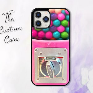 Pink Bubble Gum Machine Phone Case iPhone 14 11 12 13 Pro Max case iPhone XR iPhone XS Max 7 8 Plus, Samsung S21 S22 pro ultra, Custom Case