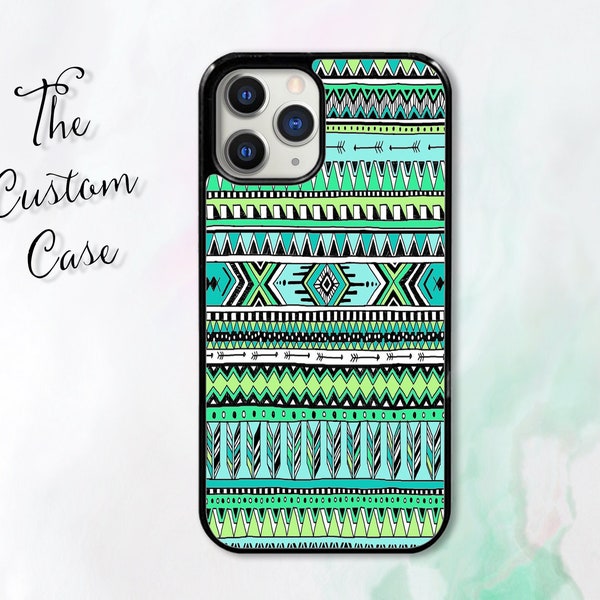 Tribal Aztec Geometric Phone Case for iPhone 14 Pro Max, iPhone 11 12 13 Pro Max case iPhone XR, XS Max 7 8 Plus, Samsung S21, S22, Z FLIP 4