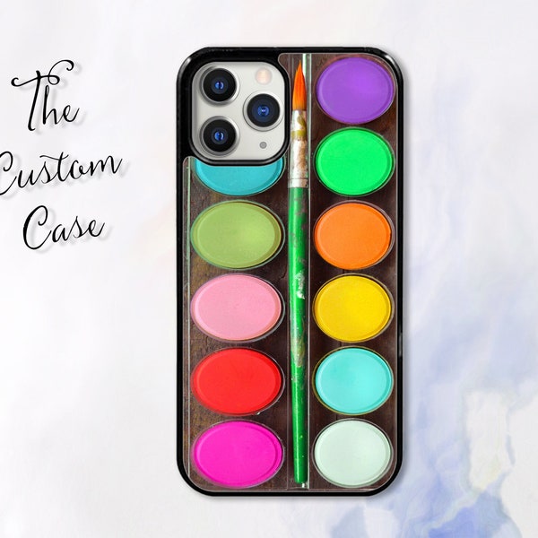 Artist's Palette Phone Case for iPhone 14 Pro Max, iPhone 11 12 13 Pro Max case iPhone XR, XS Max 7 8 Plus, Samsung S21, S22, Z FLIP