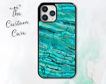 Turquoise Marble Stone Phone Case, iPhone 13 Pro, iPhone 11 12 13 Pro Max case iPhone XR iPhone XS Max 7 8 Plus, Samsung S21 S22 pro ultra