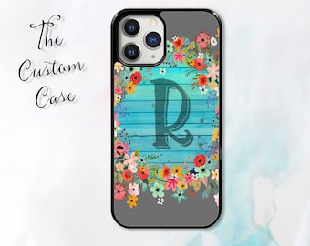 Monogram Cottage Core Phone Case iPhone 13 Pro, iPhone 11 12 13 14 Pro Max case iPhone XR iPhone XS Max 7 8 Plus, Samsung S21 S22 S23