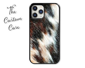 Cow Hide Phone Case for iPhone 14 Pro Max, iPhone 11 12 13 Pro Max case iPhone XR, XS Max 7 8 Plus, Samsung S21, S22, Z FLIP 4