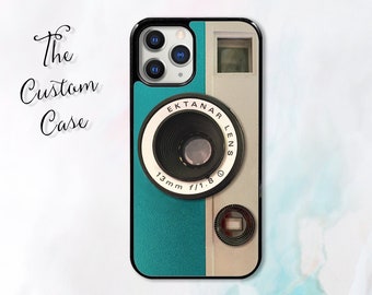 Vintage Teal Camera Iphone Case, for iPhone 14 Pro Max, iPhone 11 12 13 Pro Max case iPhone XR, XS Max 7 8 Plus, Samsung S21, S22, S23