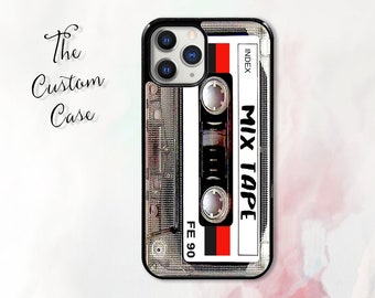 Mix Tape Cassette Tape Case for iPhone 14 Pro Max, iPhone 11 12 13 Pro Max case iPhone XR, XS Max 7 8 Plus, Samsung S21, S22, S23