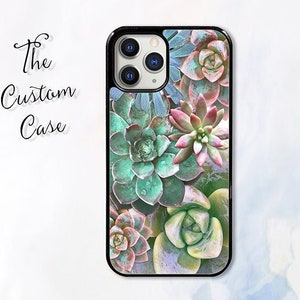 SUCCULENT Phone Case, Cactus Phone Case, Succulent Samsung Phone Case, Iphone 15 14 13 pro max Cactus Case, Succulents, Custom Case